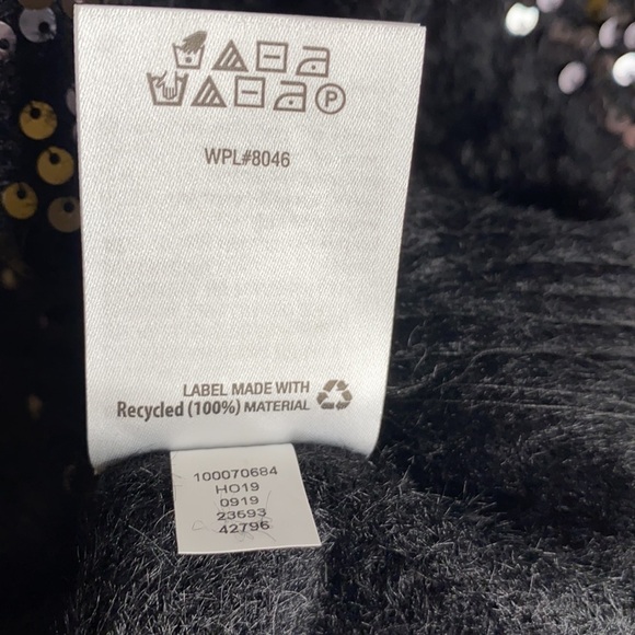 Alfani Embellished Sequin Eyelash Sweater - Picture 7 of 7